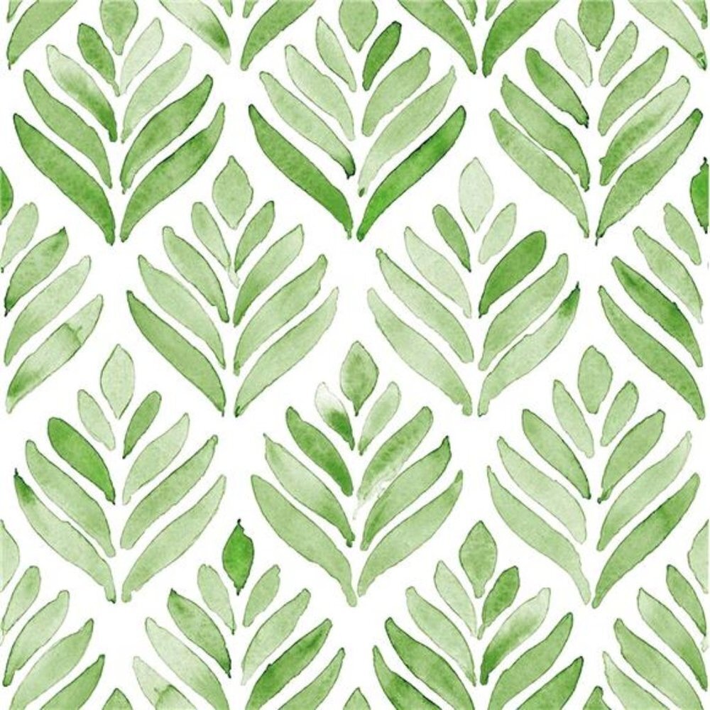 Boho Watercolor Tulip Peel Stick Wallpaper 17.7in